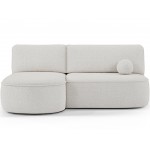Γωνιακός Καναπές Savol-Λευκό-Αριστερή 220x144x93