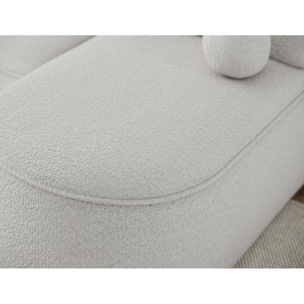 Γωνιακός Καναπές Savol-Λευκό-Αριστερή 220x144x93