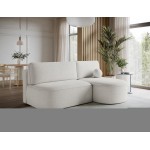 Γωνιακός Καναπές Savol-Λευκό-Δεξιά 220x144x93
