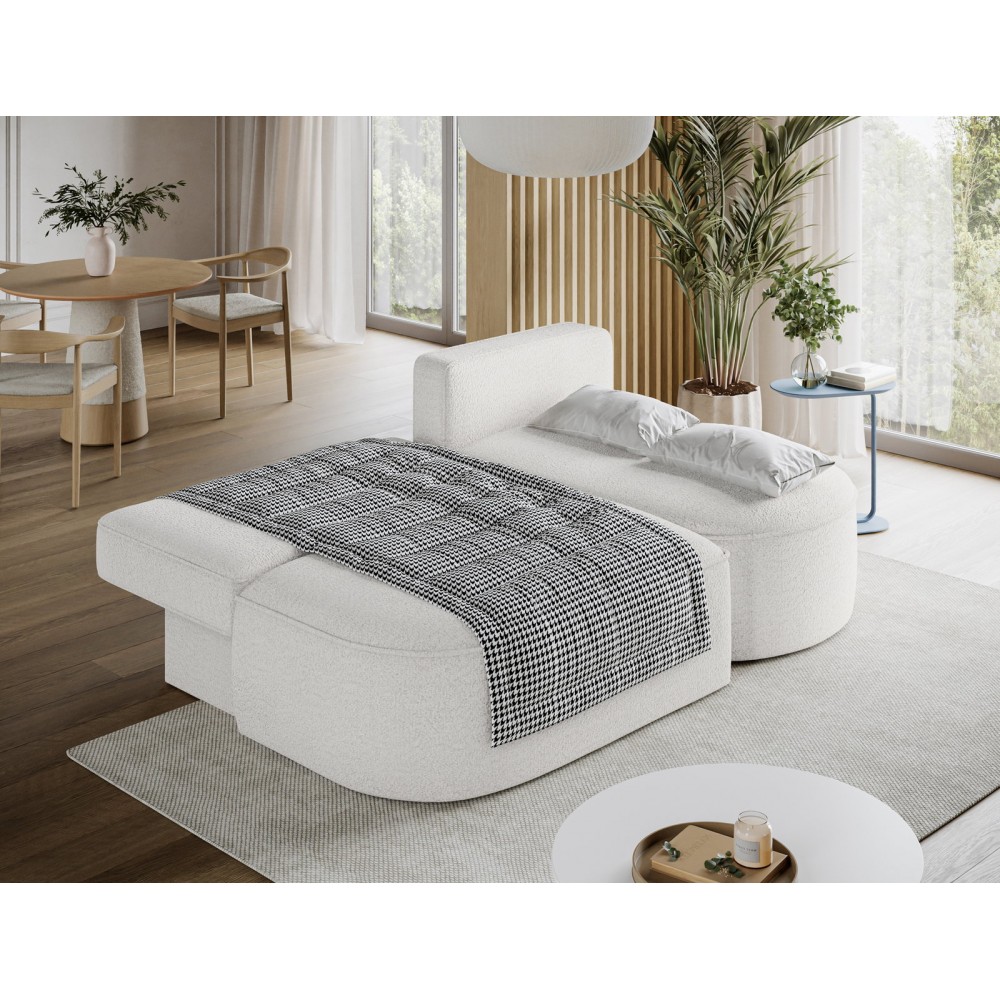 Γωνιακός Καναπές Savol-Λευκό-Δεξιά 220x144x93