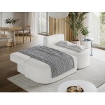 Γωνιακός Καναπές Savol-Λευκό-Δεξιά 220x144x93