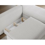 Γωνιακός Καναπές Savol-Λευκό-Δεξιά 220x144x93