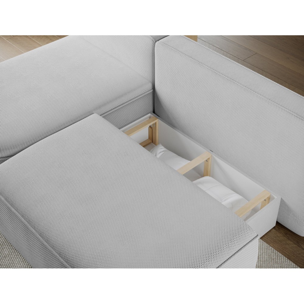 Γωνιακός Καναπές Savol-Γκρι-Αριστερή 220x144x93