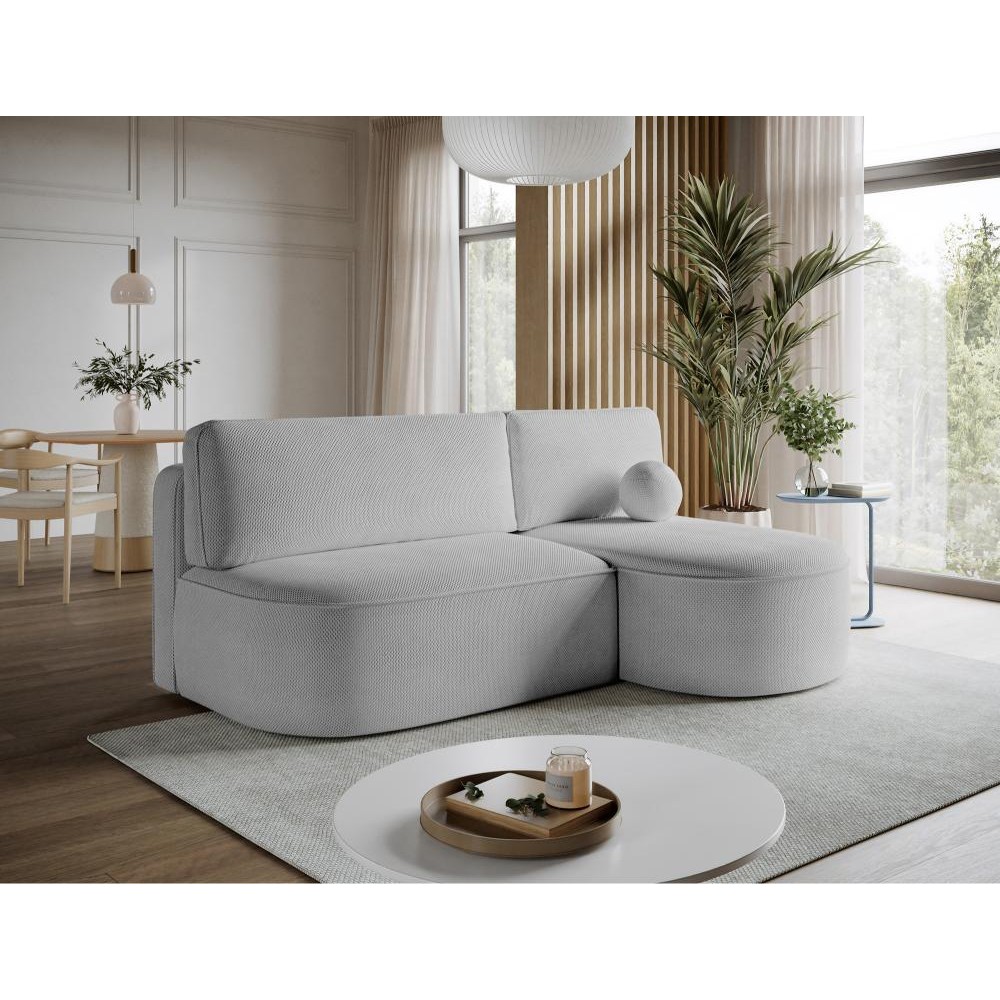 Γωνιακός Καναπές Savol-Γκρι-Δεξιά 220x144x93