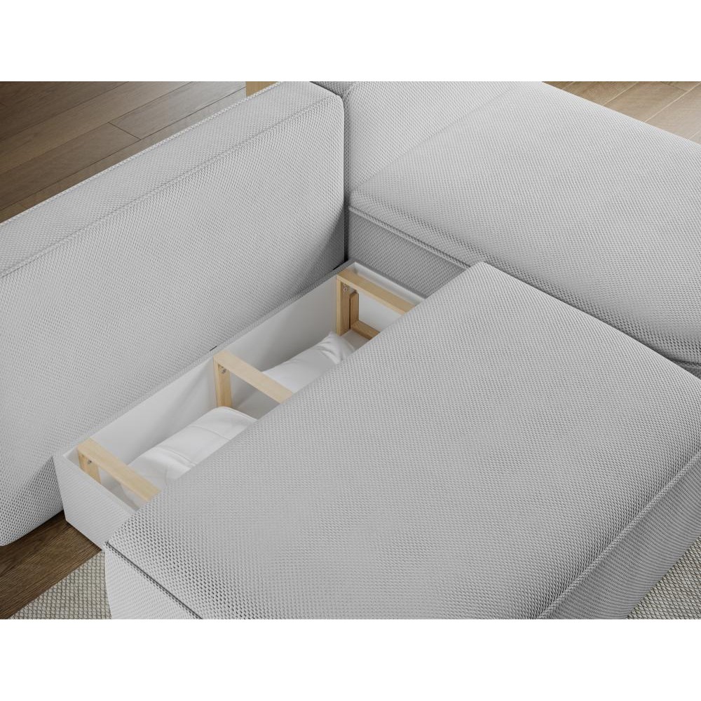 Γωνιακός Καναπές Savol-Γκρι-Δεξιά 220x144x93
