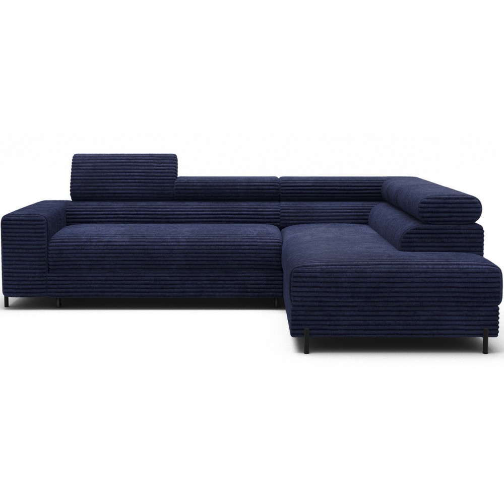 Γωνιακός Καναπές Lesor-Μπλε-Δεξιά 274x200x93