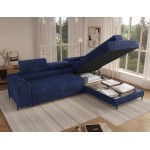 Γωνιακός Καναπές Lesor-Μπλε-Δεξιά 274x200x93