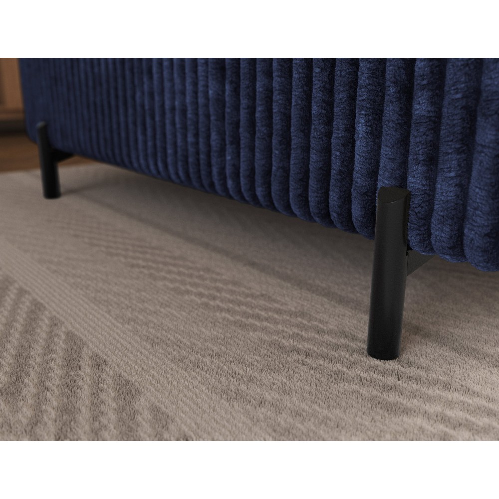 Γωνιακός Καναπές Lesor-Μπλε-Δεξιά 274x200x93