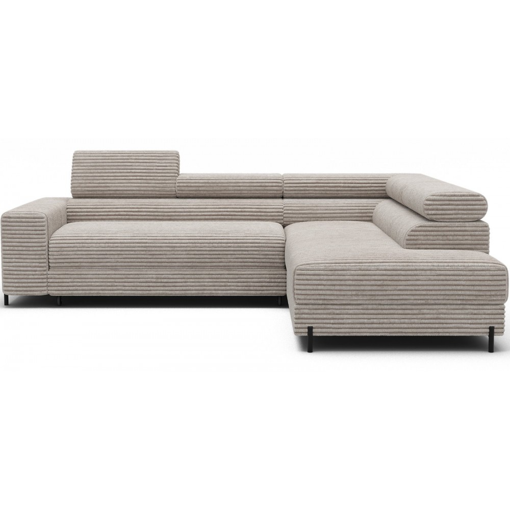 Γωνιακός Καναπές Lesor-Λευκό-Δεξιά 274x200x93