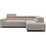 Γωνιακός Καναπές Lesor-Λευκό-Δεξιά 274x200x93