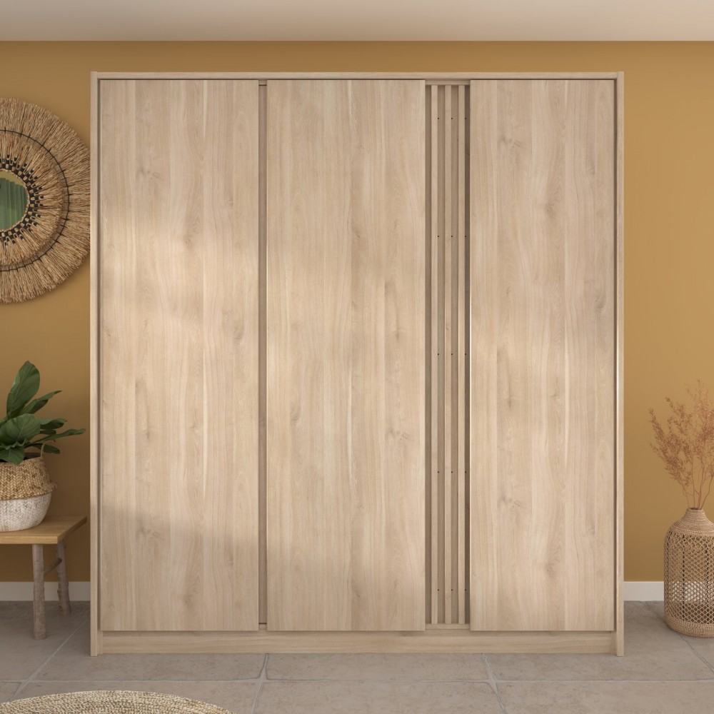 Ντουλάπα Howells Τρίφυλλη 185x52x203