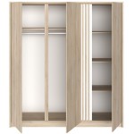 Ντουλάπα Howells Τρίφυλλη 185x52x203