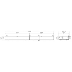 Σετ 2 συρταριών Varnel 198x42x167