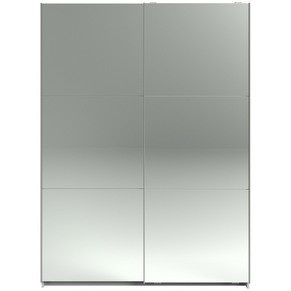 Ντουλάπα Lynch II Συρόμενη-Λευκό 148x59x203