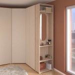 Ντουλάπι με Καθρέπτη Βεστιαρίου Montelia 59x28x232