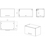 Κρεμαστό ντουλάπι Jeden 60B-Φυσικό 60x35.6x35.3