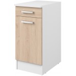 Επιδαπέδιο ντουλάπι Jeden 40 2D-Φυσικό 40x60x86