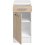 Επιδαπέδιο ντουλάπι Jeden 40 2D-Φυσικό 40x60x86