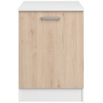 Επιδαπέδιο ντουλάπι Jeden 60 1D-Φυσικό 60x60x86