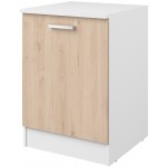 Επιδαπέδιο ντουλάπι Jeden 60 1D-Φυσικό 60x60x86