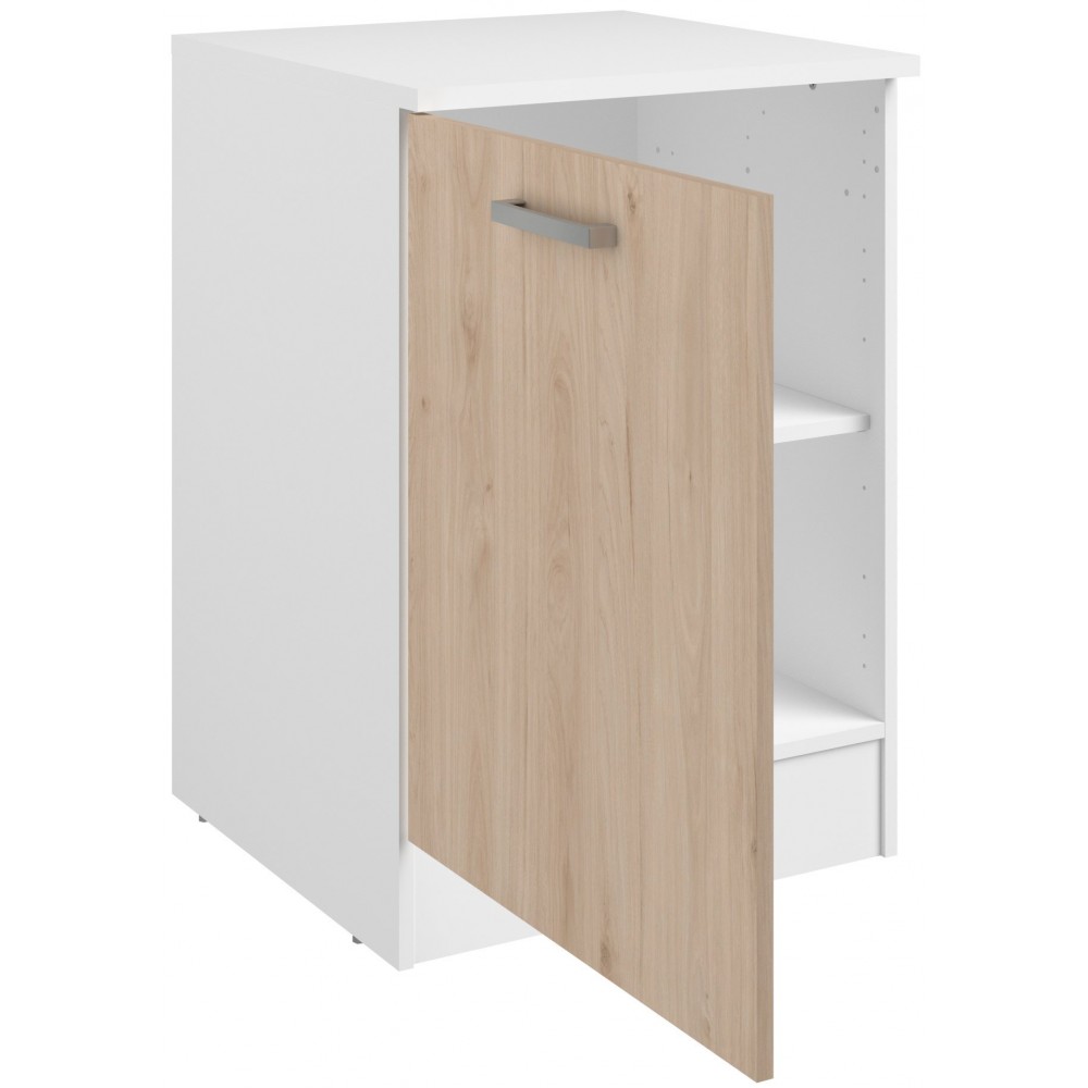 Επιδαπέδιο ντουλάπι Jeden 60 1D-Φυσικό 60x60x86