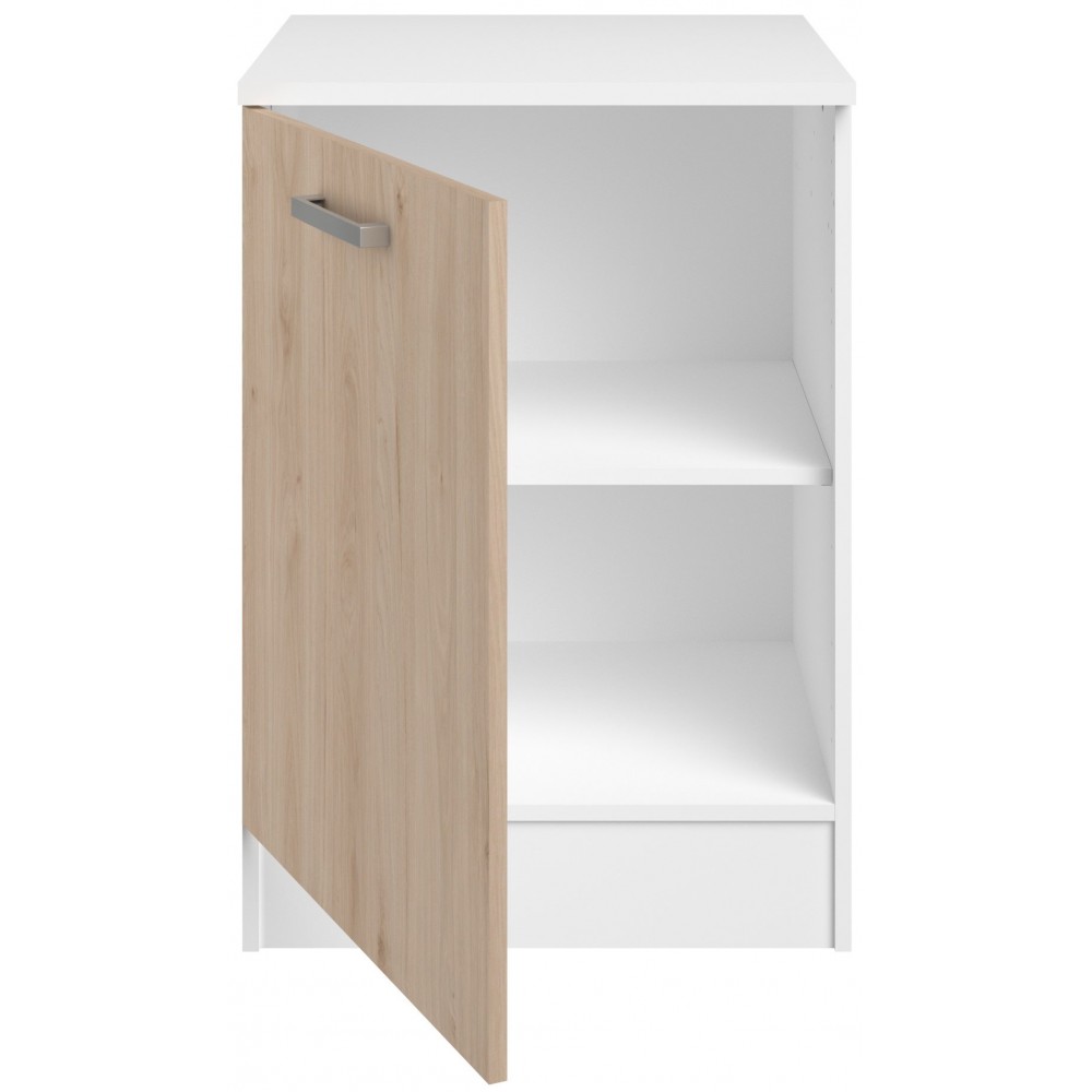 Επιδαπέδιο ντουλάπι Jeden 60 1D-Φυσικό 60x60x86