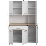 Σκευοθήκη Evelon-Λευκό 120x40x183