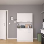 Σκευοθήκη Jeden II-Λευκό 101x43x180