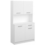 Σκευοθήκη Jeden II-Λευκό 101x43x180