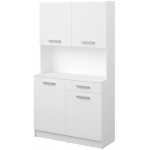 Σκευοθήκη Jeden II-Λευκό 101x43x180