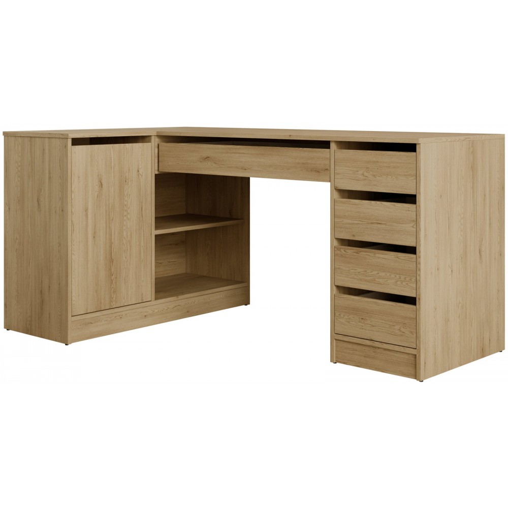 Γωνιακό Γραφείο Ada-Φυσικό 158x98x76