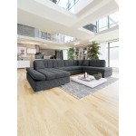 Γωνιακός καναπές Bergen-Γκρι Σκούρο-Αριστερή 345x205x76