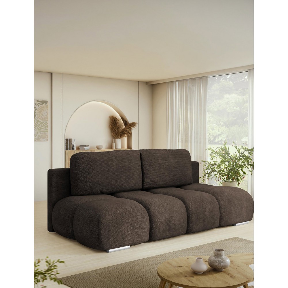 Καναπές - κρεβάτι Honey mini-Καφέ 195x90x89