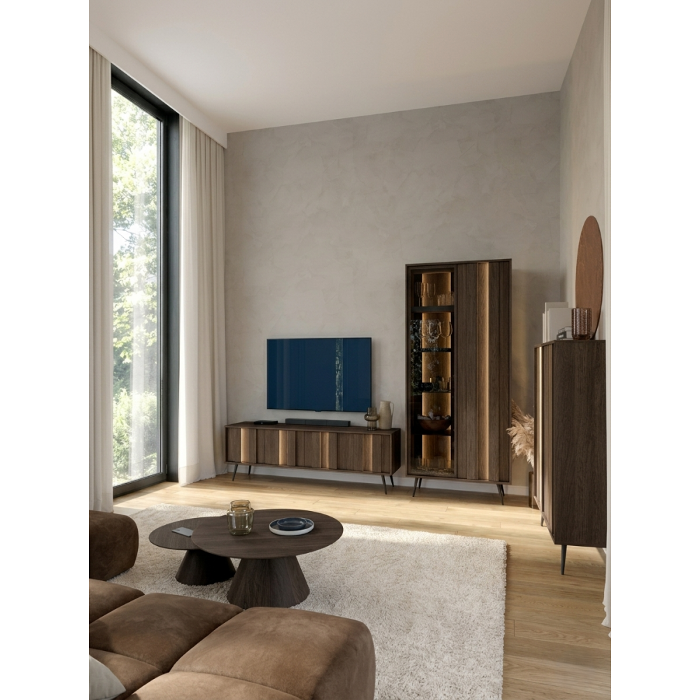 Βιτρίνα Aroma 93.5x40x196.4