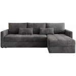 Γωνιακός καναπές Ralevia-Γκρι 226x84x85