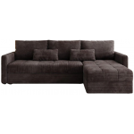 Γωνιακός καναπές Ralevia-Καφέ 226x84x85