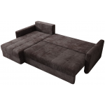Γωνιακός καναπές Ralevia-Καφέ 226x84x85