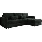 Γωνιακός καναπές Ralevia-Μαύρο 226x84x85
