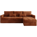 Γωνιακός καναπές Ralevia-Πορτοκαλί 226x84x85