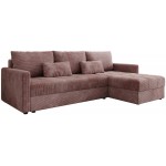 Γωνιακός καναπές Ralevia-Ροζ 226x84x85