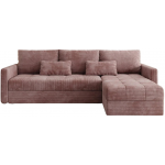 Γωνιακός καναπές Ralevia-Ροζ 226x84x85