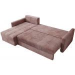 Γωνιακός καναπές Ralevia-Ροζ 226x84x85