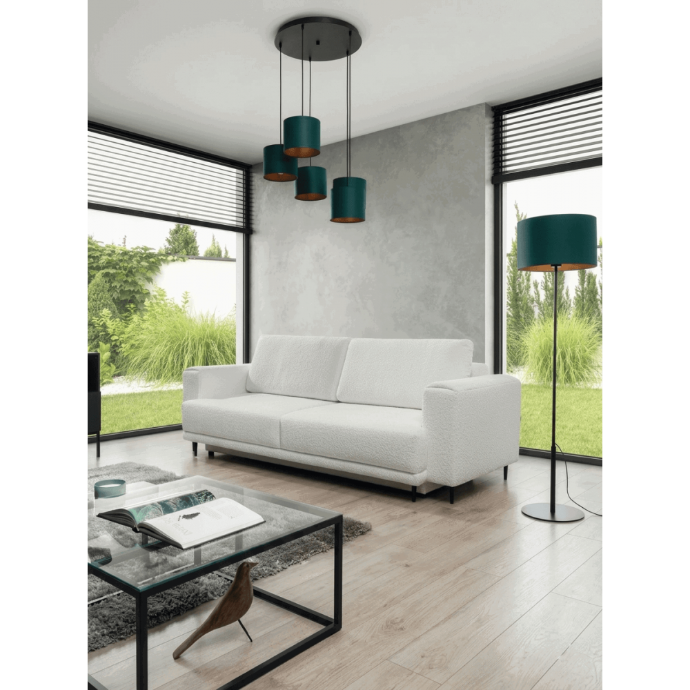 Καναπές - κρεβάτι Pamalia-Λευκό 260x95x90