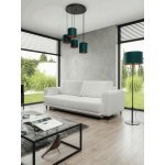 Καναπές - κρεβάτι Pamalia-Λευκό 260x95x90