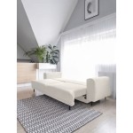 Καναπές - κρεβάτι Pamalia-Λευκό 260x95x90