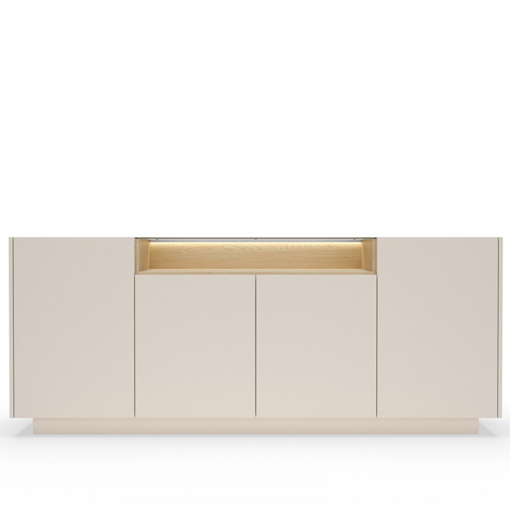 Μπουφές Hori II-Μπεζ Ανοιχτό 203x39.5x83