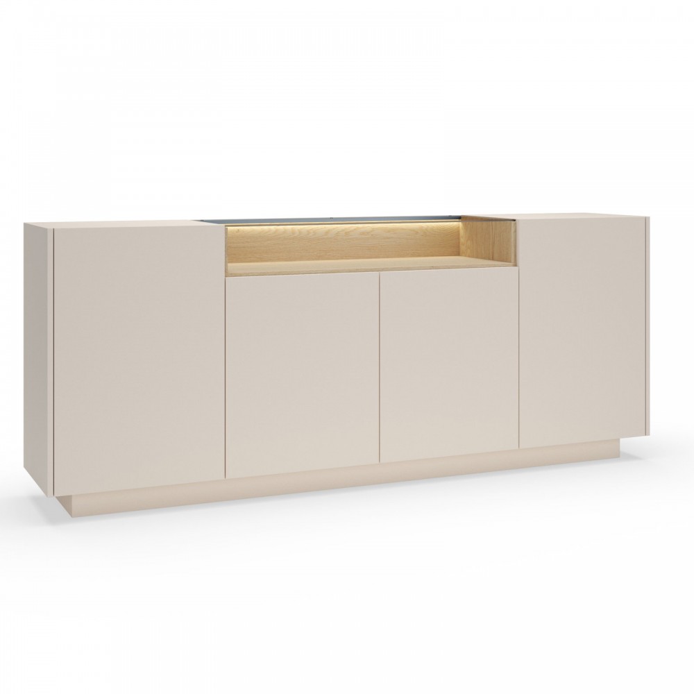 Μπουφές Hori II-Μπεζ Ανοιχτό 203x39.5x83