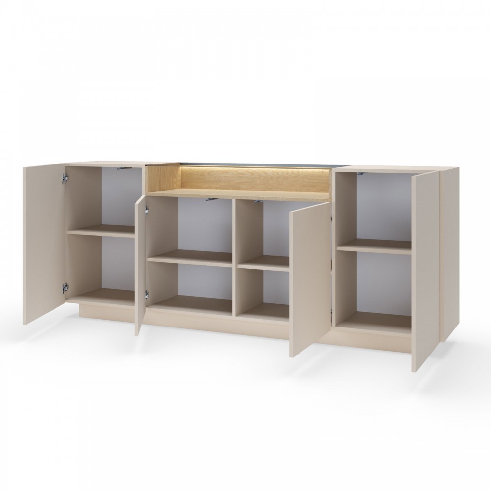 Μπουφές Hori II-Μπεζ Ανοιχτό 203x39.5x83