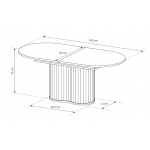 Τραπέζι Voli Επεκτεινόμενο 220x90x76