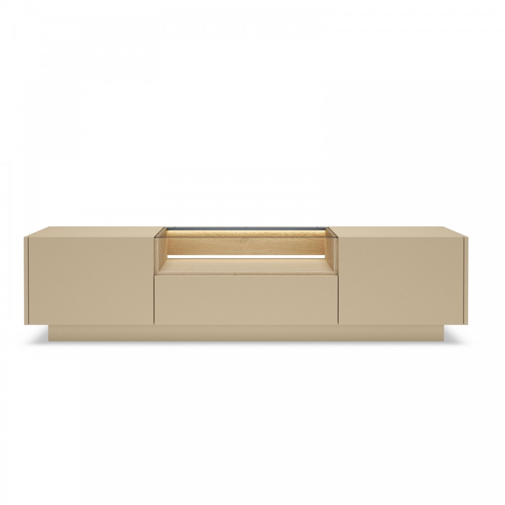 Έπιπλο τηλεόρασης Hori II-Καφέ Ανοιχτό 176.4x39.5x43.4
